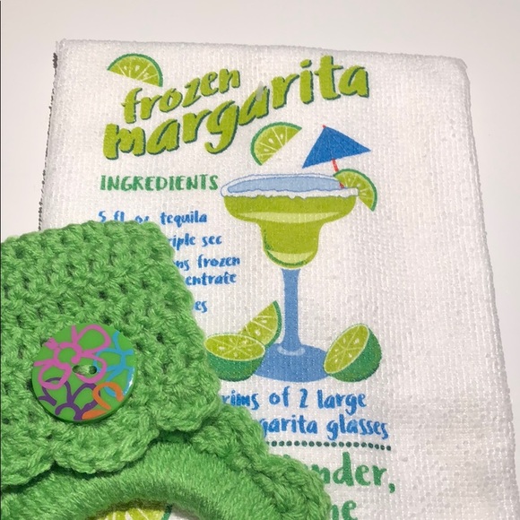 Kitchen towel hanger & Margarita microfiber towel - Picture 2 of 4
